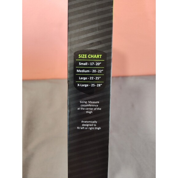 P-Tex Thigh Compression Sleeve Black Large - Picture 3 of 3